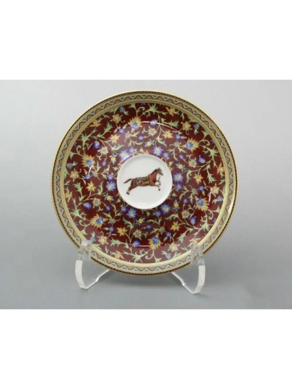 Hermes Cheval D'orient Coffee Cup & Saucer Pair High Quality Western Tableware